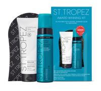 St. Tropez Express Bronzing Mousse 200 ml & Gradual Tan Firming Body Lotion 200 ml Kit - Award Winning Vegan Fake Tan & Skincare with Applicator Mitt