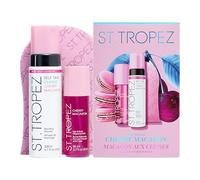 St.Tropez Self Tan Cherry Macaron Kit, Iconic Classic Mousse 200ml, Limited Edition Pink Mitt & New Hair & Body Cherry Macaron Fragrance Mist