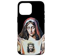 St Veronica Veil Holy Face Devotion Catholic Holy Name Jesus Case for iPhone 16 Pro Max
