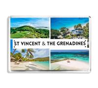 St Vincent And The Grenadines - Souvenir Fridge Magnet - Keepsake Gift