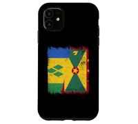 St. Vincent Grenada Half Flag Case for iPhone 11