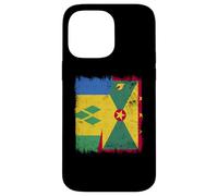 St. Vincent Grenada Half Flag Case for iPhone 14 Pro Max