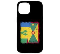 St. Vincent Grenada Half Flag Case for iPhone 15