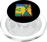 St. Vincent Grenada Half Flag PopSockets PopGrip for MagSafe