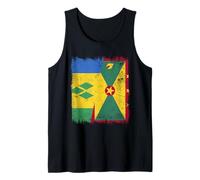 St. Vincent Grenada Half Flag Tank Top