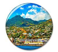 St Vincent & The Grenadines Fridge Magnet Decorative Magnet Tourist City Travel Souvenir Collection Gift Strong Refrigerator Sticker