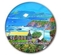 St Vincent & The Grenadines Fridge Magnet Refrigerator Magnets Souvenirs Travel Decorations YXSJ4380
