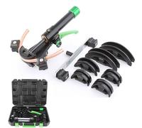 ST-Y999 Manual Copper Pipe Bending Kit, Copper Pipe Bender Tool Set with 7 Dies, Pipe Bending Diameter Range: 6-22 Mm, Maximum Bending Force: 180 kN, for 1/4"-7/8" Copper Tubes
