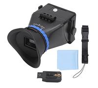 ST1 Camera Viewfinder Optical Glass 3x Magnification LCD Screen Viewfinder for 3in 3.2in Camera Camcorder Suitable for Elderly Disadvantaged Groups Black
