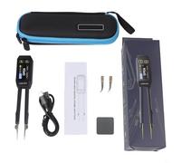 -ST1 Digital Meter Tweezers with 1.14" Color Display, 3-Frequency 100Hz/1kHz/10kHz, Auto Component Identification, Rechargeable via Typ