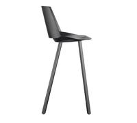 ST10 Jean Stool with Backrest H 93cm traffic grey e15 - E15 ST10 JEAN RL H93 GREY