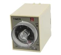 ST3PC-B time relay AC 220V 110V 380V AC/DC 24V 12V timer delay time 1s/10s/60s/6min(220VAC)