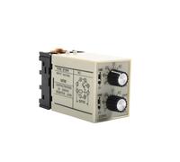 ST3PR electrical time relay Electronic Counter relays digital timer relay with socket base AC 36V 110V 380V 24V 12V IDGTTLDF(DC 24V,60s 60min)