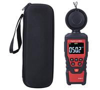 ST6813 Portable Digital LCD Light Illuminance Meter Photometer Illuminometer Instrument for Light Measurement Engineering and Quality Control, 1-100,000 Range, ABS Material