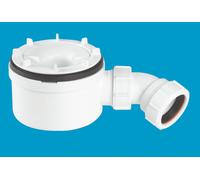 McAlpine ST90-70B 50mm Water Seal Trap Body with 1.5" Multifit Outlet in White McAlpine White
