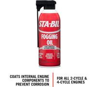 Sta-Bil Fogging Oil Spray Lubricates Protects Cylinders 12Oz 340Ml