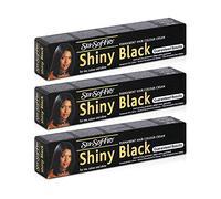 Sta Sof Fro Permanent Hair Color Cream, Shiny Black - Pack of 3