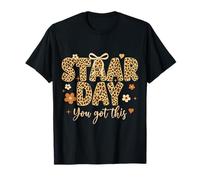 Staar Day You Got This Teacher Student Testing Bow Leopard T-Shirt