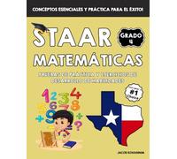 STAAR Matemáticas de 4º grado: Pruebas de práctica y ejercicios de desarrollo de habilidades
