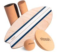 STAASH® Balance board trainer - incl. 2 accessories + FREE Videos Training Program (Blue)