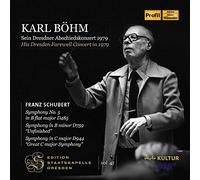 Staatskapelle/Bohm - Karl Böhm: His Dresden Farewell Concert in 1979: Symphony No.5 in B flat major, Symphony in B minor, Symphony in C major