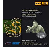 Staatskapelle Dres:Kondrashin - SHOSTAKOVICH: Symphony No. 15 / TCHAIKOVSKY, B.: Theme and 8 Variations