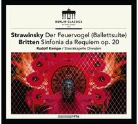 Staatskapelle Dresden - Stravinsky The Firebird Britten Sinfonia da Requiem [CD]