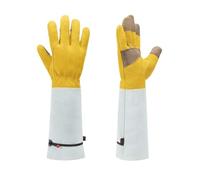 Stab Proof Horticultural Gloves Anti Insect Bite Adjustable Cuff Labor Protection Long-sleeved Breathable(Style C)