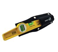 Stabila 81s-10hl Level 250cm/10in and Holster 2501 [Non magnetic] Yellow/Black