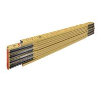 Stabila 1328 Folding Ruler Type 700 2m Beech Folding Rule Angle Guide