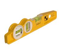 Stabila 16670/0 25 cm 'Torpedo Type 81 SV REM W360' Spirit Level With Bag - Yellow/Black