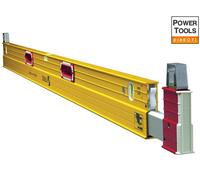 Stabila 17708 106T-183 Extendable Spirit Level 3 Vial 183-315cm