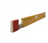 Stabila 17711 106TM Extending Magnetic Spirit Level 3 Vial 216-379cm STB106TM216