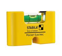 Stabila 17775/1 7 cm"Type Pocket Electric" Spirit Level - Yellow/Black