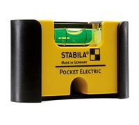 Stabila 18115 Mini Spirit Level 7cm Strong Magnet Auto Adjust Recess