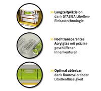 Stabila 196-2-180 Level 3 Vial 180cm/72in 15237, Yellow