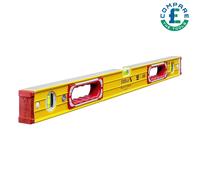 Stabila 196-2-80 800mm / 32" Double Plumb Vial Ribbed Spirit Level - STB196280
