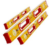 Stabila 196-2 Spirit Level 3 Piece Combo Set 180cm 120cm 60cm Levels