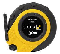 Stabila 19661 LBM 2000 Tape Measure 30m, Durable ABS, Dual-Use Hooks