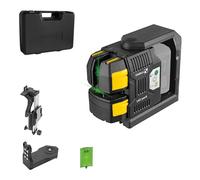Stabila 19983 LAX 500 G Cross Line Laser Level 12V - GreenBeam Tech, Plumb Dots, Self-Leveling, IP54, 40m Range - Bare Unit