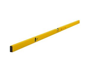 Stabila 2292 Spirit Level Type 70, 200 cm, Light Aluminium Profile, 1 Horizontal Level, 1 Vertical Level, Made in Germany, Yellow
