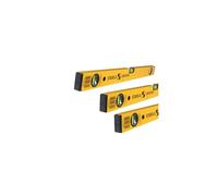 Stabila 70-2 Double Plumb Spirit Level Pack - 60/120/180cm, 3 Vials (STB702SET)