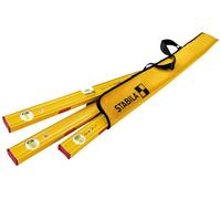 STABILA 19716 PRO Set 80 ASM, 4-Piece Magnetic Spirit Level Set, Reinforced Aluminium Profile, Extra Strong Rare Earth Magnetic System, Integrated