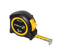 STABILA BM 100, 1000 Scale BM100, 5 m (mm) Pocket Tape Measure, Black/Yellow