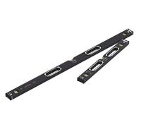 Stabila Dark Shadow Spirit Level Set Anthracite Matt Size 61&122cm STB196DSSET