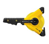 STABILA Frame Tape Measure LBM 1000 Fibreglass 30 m Fibreglass Measuring Tape with Metric Scale and Kink Protection, Universal Hook, Shatterproof Frame, MID Accuracy