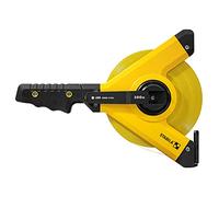 STABILA Frame tape measure LBM 1000 steel, 100 m, steel measuring tape with metric scale and nylon wrap coating, universal hook, shatter-proof frame, MID accuracy
