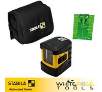 STABILA LAX 60 G Green Cross Line Laser with Storage Pouch 20229