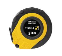 Stabila Lbm 2000 30M Closed Fibreglass Measuring Tape With Shock-Absorbent Grip