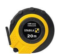 Stabila 19654 Lbm 2000 Closed Fibreglass Tape 20M (Width 13Mm) (Metric Only)